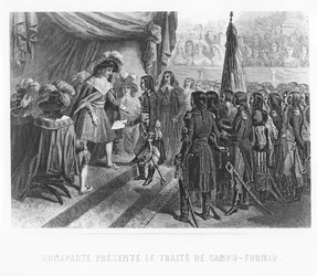 Napoleon Bonaparte Presenting the Treaty of Campo Formio
